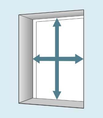 How to measure for a Recessed blind - fitted inside the window