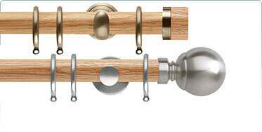 Wooden Curtain Poles From Polesandblinds Com