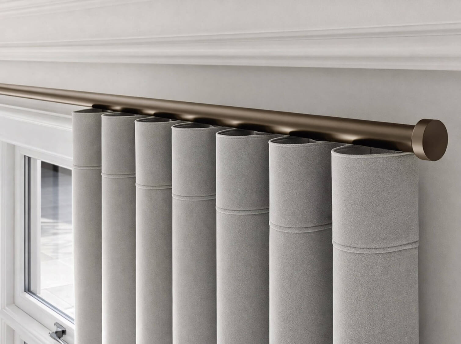 Curtain Poles with Track System