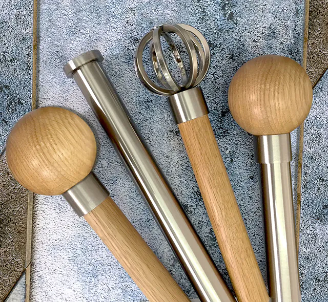 Wood and Metal Poles