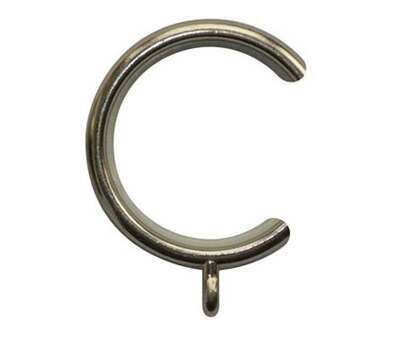 SMALL OR LARGE Curtain Voile Rings 55mm/28mm Diameter Hoop/Loop/Hook Drapes Hang 
