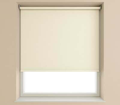 Mini-Blind Klemmfix Alu Thermo Clamp Roller Blind Blackout-Height 190 cm Cream 