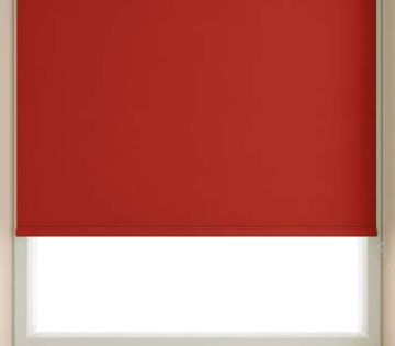 Speedy Deep Red Plain Roller Blind (Blackout)