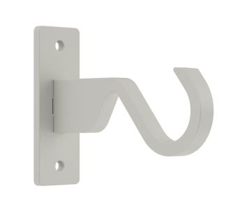 Hallis Hudson Arc End Bracket for 25mm Curtain Poles