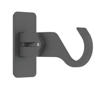 Hallis Hudson Arc Extendable End Bracket for 25mm Curtain Poles