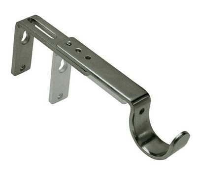 Extendable Curtain Pole Brackets View, How To Install A Curtain Rod With Brackets