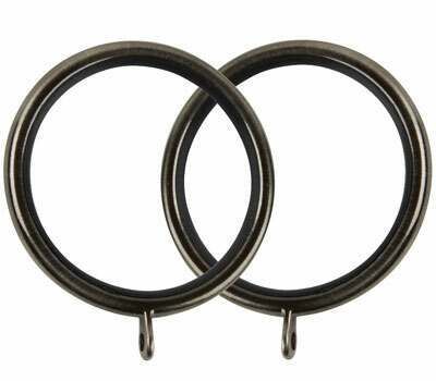 Galleria Curtain Rings for 50mm Curtain Poles (6 per pack)