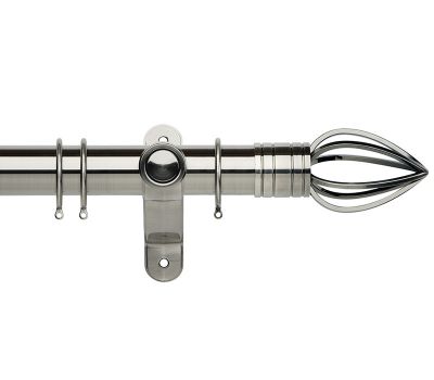 Galleria Caged Spear 50mm Metal Curtain Poles