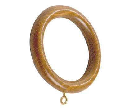 Rolls Modern Country Curtain Rings for 45mm Curtain Poles (6 per pack)