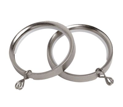 Speedy Flat Lined Rings for 35mm Curtain Poles (10 per pack)