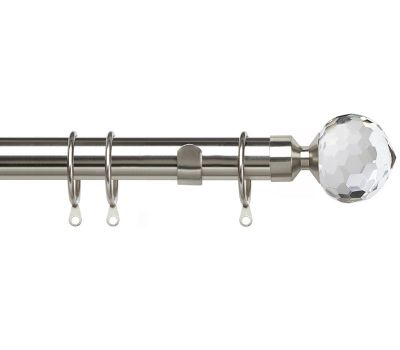 No cutting Swish Elements Titan Extendable 25/28mm curtain Poles Cage 