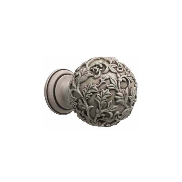Rolls Modern Country Floral Ball Finial for 45mm Curtain Poles main product photo