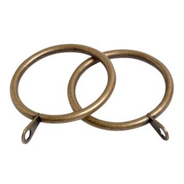 Speedy Pristine Curtain Rings for 28mm Curtain Poles (8 per pack)
