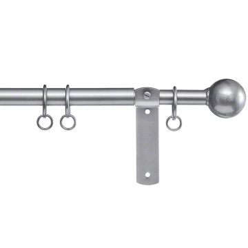 Cameron Fuller Ball 19mm Pewter Metal Curtain Pole