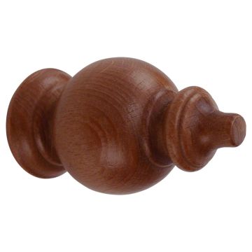 Cameron Fuller Wooden Oriental Finial for 35mm Curtain Poles
