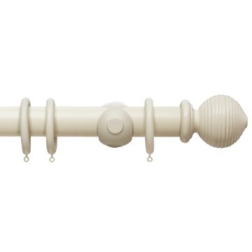 Cameron Fuller Beehive 50mm Wooden Curtain Pole Oyster