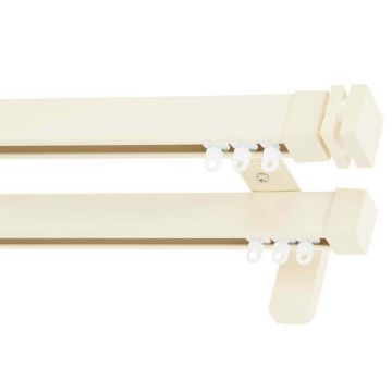 Cameron Fuller Collar System 30 Hand Bendable Double Curtain Track (Wall Fix)