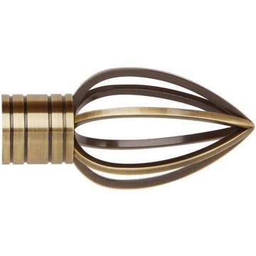 Galleria Caged Spear Finial for 35mm Curtain Pole