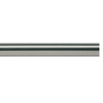 Galleria 50mm Brushed Silver Metal Pole Only