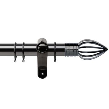 Galleria Caged Spear 50mm Metal Curtain Poles