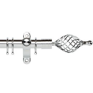 Galleria Twisted Cage 35mm Curtain Poles