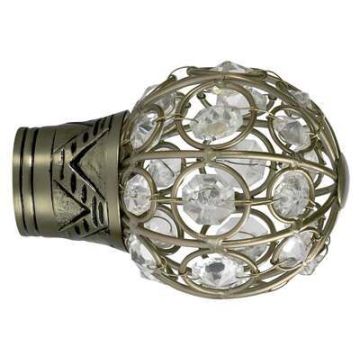 Galleria Jewelled Cage Finial for 35mm Curtain Poles