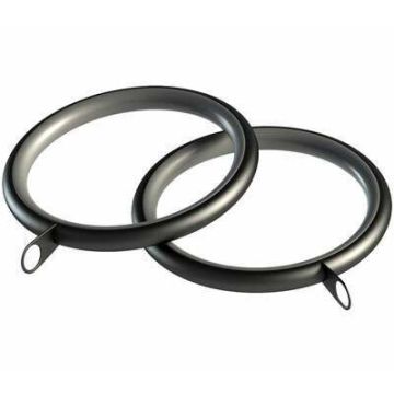 Speedy Standard Lined Curtain Rings for 28mm Curtain Poles (8 per pack)