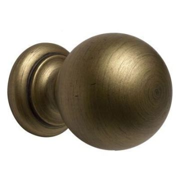 Rolls Modern Country Ball Finial for 45mm Curtain Poles