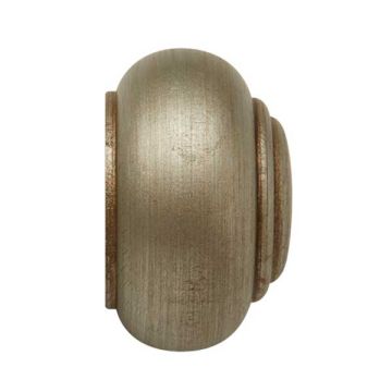 Rolls Modern Country Button Finial for 45mm Curtain Poles