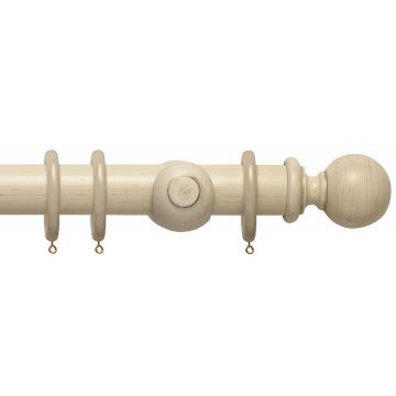 Rolls Modern Country Ball 45mm Wooden Curtain Pole