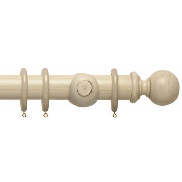 Rolls Modern Country Ball 55mm Wooden Curtain Pole