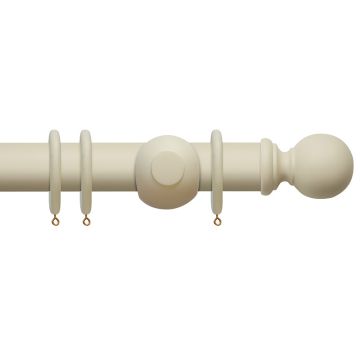 Rolls Modern Country Ball 55mm Wooden Curtain Pole