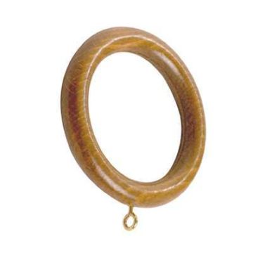 Rolls Modern Country Curtain Rings for 45mm Curtain Poles (6 per pack)