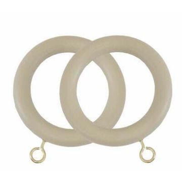 Museum Wooden Rings for 45mm Curtain Poles (4 per pack)