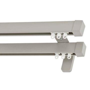 Cameron Fuller Cap System 30 Hand Bendable Double Curtain Track (Wall Fix)