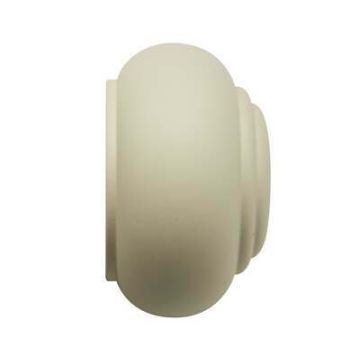 Rolls Modern Country Button Finial for 55mm Curtain Poles