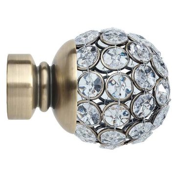 Rolls Neo Jewelled Ball Finials for 35mm Poles (Pair)