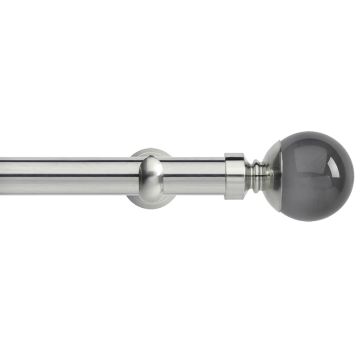 Rolls Neo Smoke Ball 28mm Stainless Steel Eyelet Curtain Poles