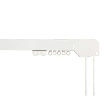 Rolls Superglide Corded Hand Bendable Metal Curtain Track Set (Wall or Ceiling Fix)