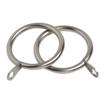 Speedy Pristine Curtain Rings for 28mm Curtain Poles (8 per pack)