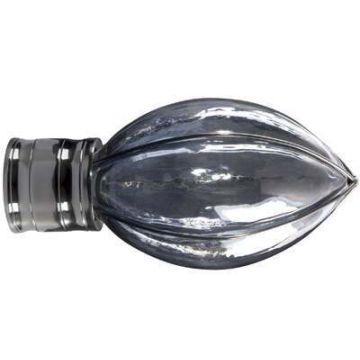 Galleria Smoked Pumpkin Finial for 50mm Curtain Poles