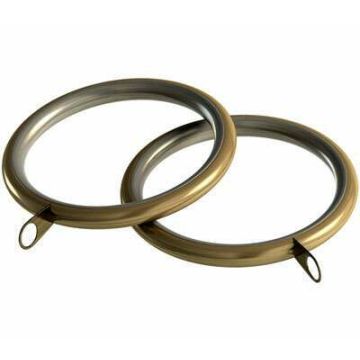 Speedy Standard Lined Curtain Rings for 28mm Curtain Poles (8 per pack)