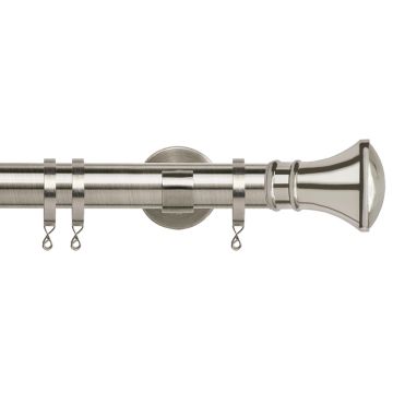 Speedy Trumpet 35mm Metal Curtain Poles