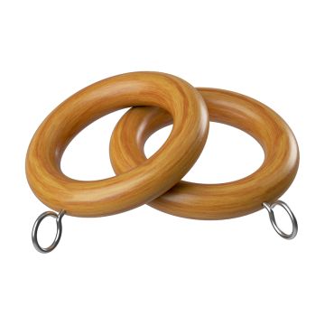 Speedy Woodland 28mm Wooden Curtain Rings (4 per pack)