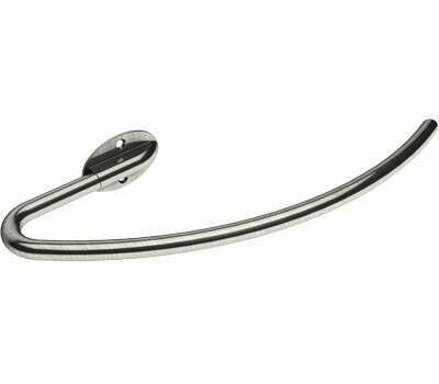 Metal Curtain Holdback For Swish Poles - Black Steel Curtain Holdbacks