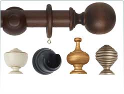 Museum Wooden Curtain Poles Stunning Colour Palette
