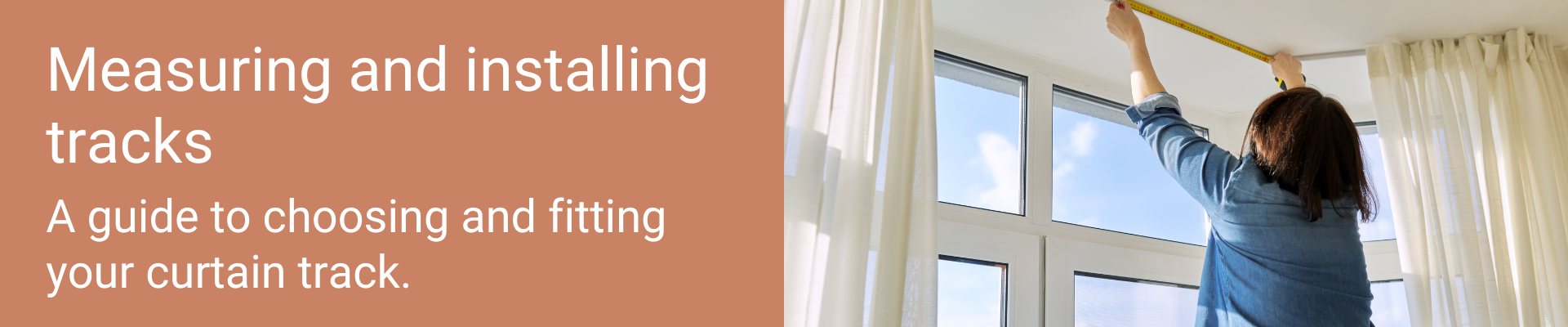 guides to measuring and fitting curtain tracks