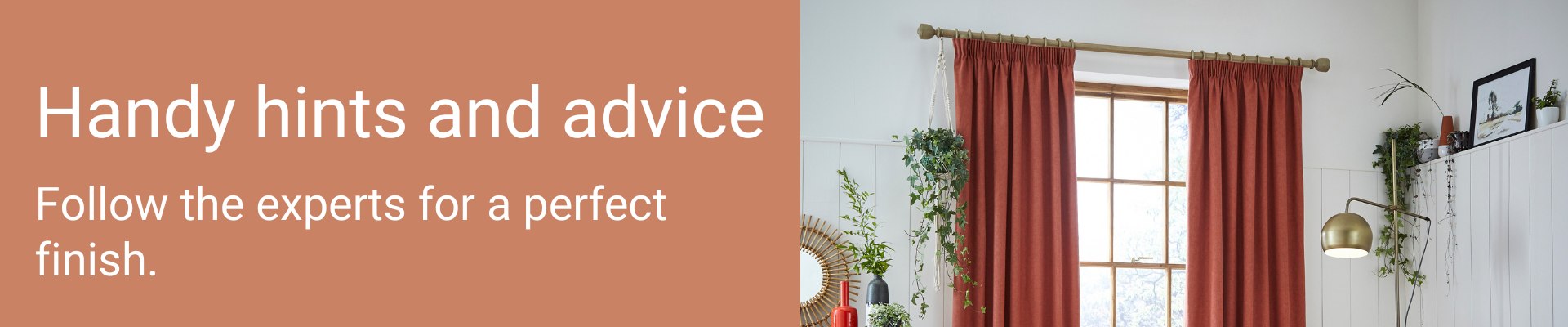 Hints and tips for measuring and fitting curtain poles