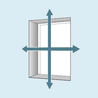 How to measure for an Exact blind - fitted outside the window